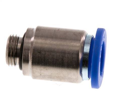 10mm x G1/8'' Push-in Fitting with Male Threads Brass/PA 66 NBR Inner Hexagon [2 Pieces]