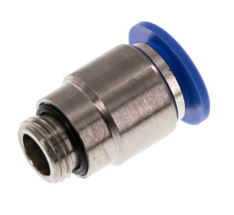 12mm x G1/4'' Push-in Fitting with Male Threads Brass/PA 66 NBR Inner Hexagon [2 Pieces]