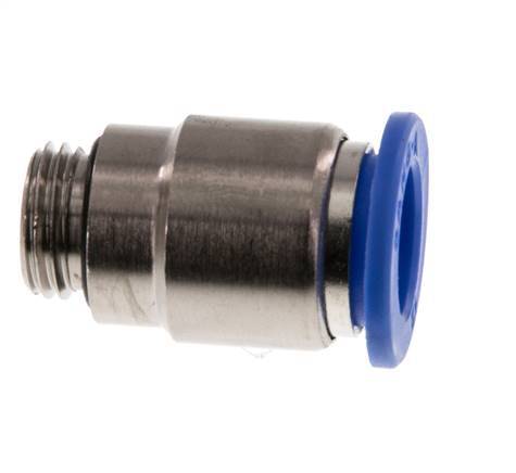 12mm x G1/4'' Push-in Fitting with Male Threads Brass/PA 66 NBR Inner Hexagon [2 Pieces]