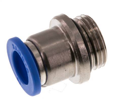10mm x G3/8'' Push-in Fitting with Male Threads Brass/PA 66 NBR Inner Hexagon [2 Pieces]