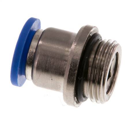 10mm x G3/8'' Push-in Fitting with Male Threads Brass/PA 66 NBR Inner Hexagon [2 Pieces]