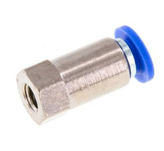 4mm x M 5 Push-in Fitting with Female Threads Brass/PA 66 NBR [2 Pieces]