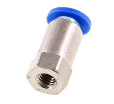 4mm x M 5 Push-in Fitting with Female Threads Brass/PA 66 NBR [2 Pieces]