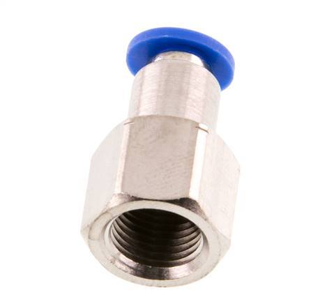 4mm x G1/8'' Push-in Fitting with Female Threads Brass/PA 66 NBR [2 Pieces]