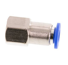 6mm x G1/8'' Push-in Fitting with Female Threads Brass/PA 66 NBR [2 Pieces]