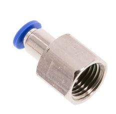 4mm x G1/4'' Push-in Fitting with Female Threads Brass/PA 66 NBR [2 Pieces]