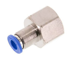 6mm x G3/8'' Push-in Fitting with Female Threads Brass/PA 66 NBR [2 Pieces]