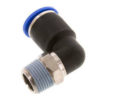 12mm x R3/8'' 90deg Elbow Push-in Fitting with Male Threads Brass/PA 66 NBR Short Sleeve Rotatable [2 Pieces]