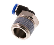 6mm x R1/2'' 90deg Elbow Push-in Fitting with Male Threads Brass/PA 66 NBR Short Sleeve Rotatable [2 Pieces]