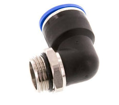16mm x G1/2'' 90deg Elbow Push-in Fitting with Male Threads Brass/PA 66 NBR Short Sleeve Rotatable