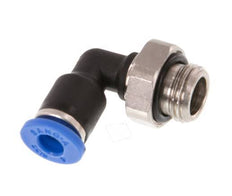 4mm x G1/8'' 90deg Elbow Push-in Fitting with Male Threads Brass/PA 66 NBR Rotatable [2 Pieces]