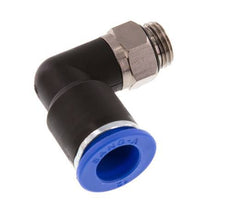 12mm x G1/4'' 90deg Elbow Push-in Fitting with Male Threads Brass/PA 66 NBR Rotatable [2 Pieces]