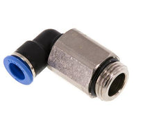10mm x G1/2'' 90deg Elbow Push-in Fitting with Male Threads Brass/PA 66 NBR Long Sleeve Rotatable