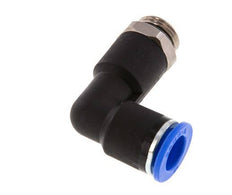 12mm x G3/8'' 90deg Elbow Push-in Fitting with Male Threads Brass/PA 66 NBR Long Body Rotatable [2 Pieces]