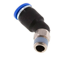 8mm x R1/8'' 45deg Elbow Push-in Fitting with Male Threads Brass/PA 66 NBR [2 Pieces]