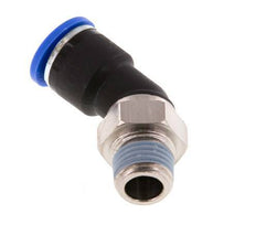 10mm x R1/4'' 45deg Elbow Push-in Fitting with Male Threads Brass/PA 66 NBR [2 Pieces]