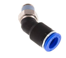 12mm x R1/4'' 45deg Elbow Push-in Fitting with Male Threads Brass/PA 66 NBR [2 Pieces]