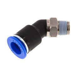 12mm x R1/4'' 45deg Elbow Push-in Fitting with Male Threads Brass/PA 66 NBR [2 Pieces]