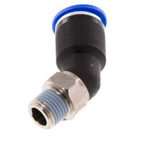 12mm x R1/4'' 45deg Elbow Push-in Fitting with Male Threads Brass/PA 66 NBR [2 Pieces]