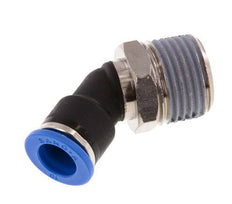 10mm x R1/2'' 45deg Elbow Push-in Fitting with Male Threads Brass/PA 66 NBR [2 Pieces]