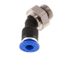 4mm x G1/8'' 45deg Elbow Push-in Fitting with Male Threads Brass/PA 66 NBR [2 Pieces]