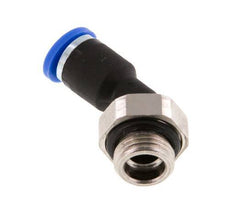 4mm x G1/8'' 45deg Elbow Push-in Fitting with Male Threads Brass/PA 66 NBR [2 Pieces]