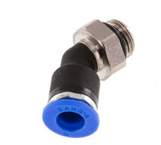 6mm x G1/8'' 45deg Elbow Push-in Fitting with Male Threads Brass/PA 66 NBR [2 Pieces]