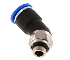 10mm x G1/8'' 45deg Elbow Push-in Fitting with Male Threads Brass/PA 66 NBR [2 Pieces]