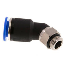 12mm x G1/4'' 45deg Elbow Push-in Fitting with Male Threads Brass/PA 66 NBR [2 Pieces]