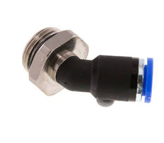 8mm x G3/8'' 45deg Elbow Push-in Fitting with Male Threads Brass/PA 66 NBR [2 Pieces]