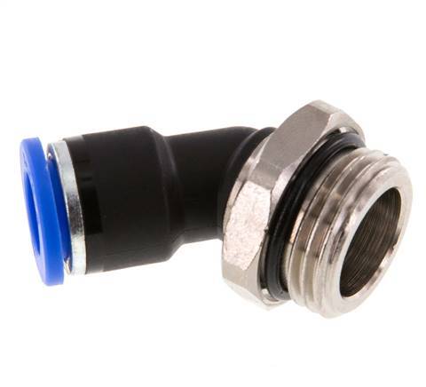 10mm x G1/2'' 45deg Elbow Push-in Fitting with Male Threads Brass/PA 66 NBR [2 Pieces]