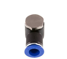 12mm x R3/8'' 90deg Elbow L-shape Push-in Fitting with Male Threads Brass/PA 66 NBR Rotatable