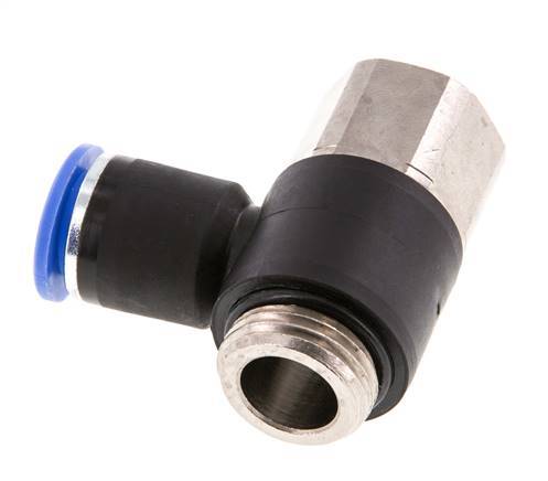TAILONZ PNEUMATIC Vrouwelijke Elleboog 12mm buis OD x 1/2 Inch BSP Draad Push to Connect Fittings PLF12-04(Set van 10 TAILONZ PNEUMATIC Vrouwelijke Elleboog 12mm buis OD x 1/2 Inch BSP Draad Push to Connect Fittings PLF12-04(Set van 10