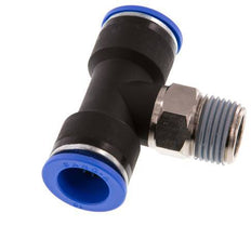 16mm x R1/2'' Inline Tee Push-in Fitting with Male Threads Brass/PA 66 NBR Rotatable