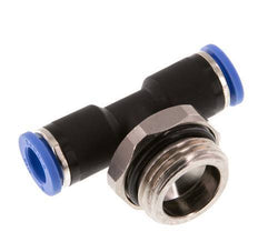 8mm x G1/2'' Inline Tee Push-in Fitting with Male Threads Brass/PA 66 NBR Rotatable