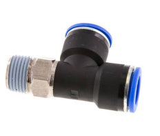 16mm x R1/2'' Right Angle Tee Push-in Fitting with Male Threads Brass/PA 66 NBR Rotatable
