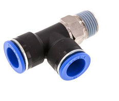 16mm x R1/2'' Right Angle Tee Push-in Fitting with Male Threads Brass/PA 66 NBR Rotatable