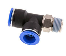 16mm x R1/2'' Right Angle Tee Push-in Fitting with Male Threads Brass/PA 66 NBR Rotatable