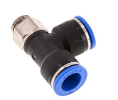 14mm x G3/8'' Right Angle Tee Push-in Fitting with Male Threads Brass/PA 66 NBR Rotatable