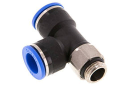 14mm x G3/8'' Right Angle Tee Push-in Fitting with Male Threads Brass/PA 66 NBR Rotatable