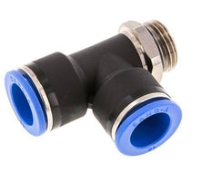 16mm x G1/2'' Right Angle Tee Push-in Fitting with Male Threads Brass/PA 66 NBR Rotatable