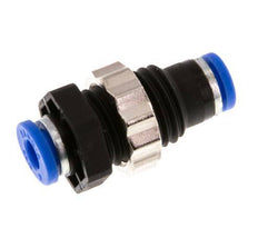 4mm Push-in Fitting PA 66 NBR Bulkhead [2 Pieces]