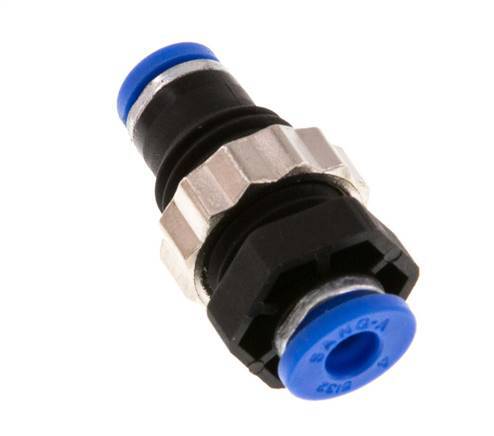 4mm Push-in Fitting PA 66 NBR Bulkhead [2 Pieces]