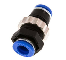 8mm Push-in Fitting PA 66 NBR Bulkhead [2 Pieces]