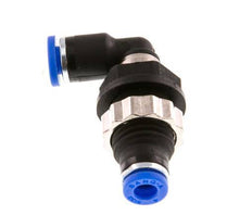 4mm 90deg Elbow Push-in Fitting PA 66 NBR Bulkhead [2 Pieces]