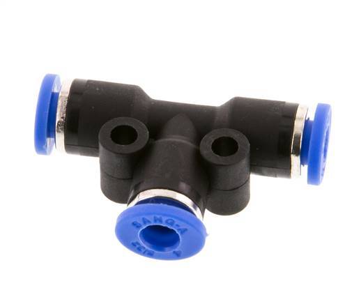 4mm Tee Push-in Fitting PA 66 NBR [2 Pieces]