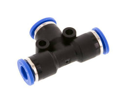 6mm Tee Push-in Fitting PA 66 NBR [2 Pieces]