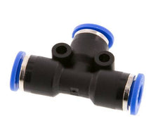 6mm Tee Push-in Fitting PA 66 NBR [2 Pieces]