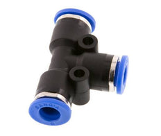 6mm Tee Push-in Fitting PA 66 NBR [2 Pieces]