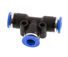 6mm Tee Push-in Fitting PA 66 NBR [2 Pieces]